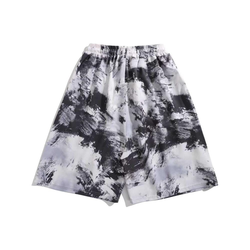 Mens Bottoms | Scout Short Black Tie Dye Bottoms Black Tie Dye