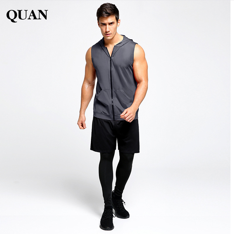 Mens Outerwear | Whisper Hooded Vest Black Clothing Black