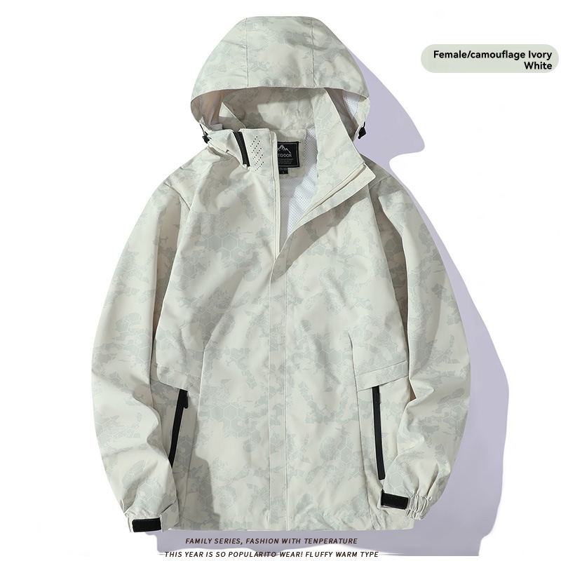 Womens Outerwear | Fallon Rain Jacket Cloud Camo Clothing Cloud Camo