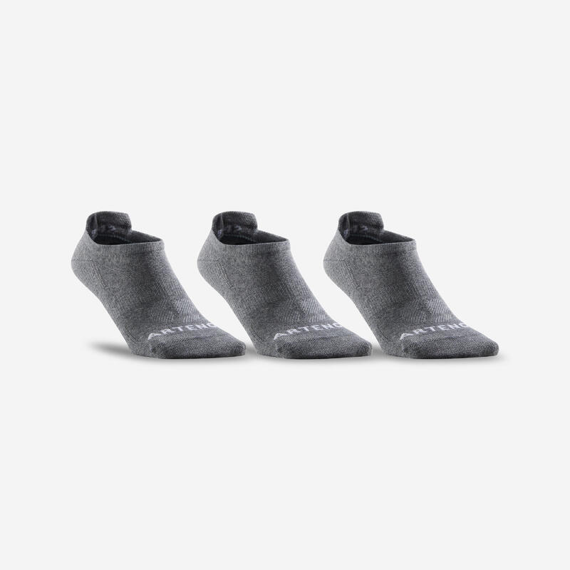 Womens/Mens Socks | Wool Everyday Tab Sock 3 Pack Charcoal/Black Assorted Accessories Black Assorted